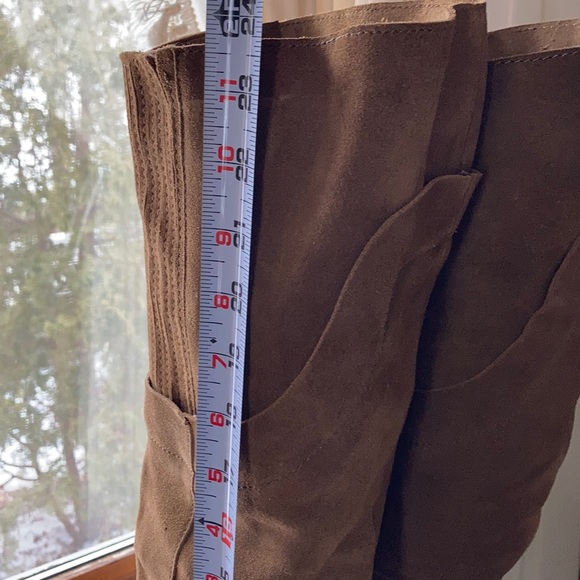 Brown Suede OTK Boots - Picture 9 of 11